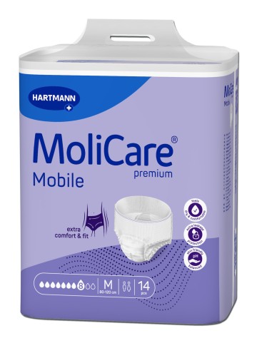 Hartmann MoliCare Premium Mobile Medium 8 drops, 14 τεμάχια Hartmann MoliCare Premium Mobile Medium 8 drops, 14 τεμάχια