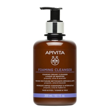 Apivita Cleansing Foam Face-Eyes, Αφρός Καθαρισμού, με Ελιά, Λεβάντ... Apivita Cleansing Foam Face-Eyes, Αφρός Καθαρισμού, με Ελιά, Λεβάντ...
