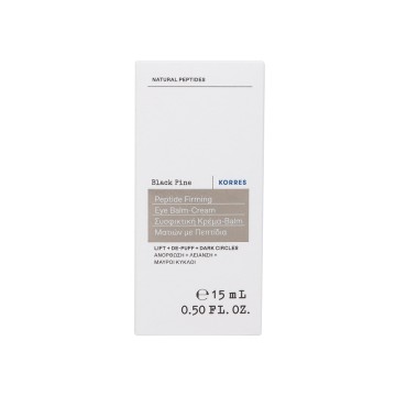 Korres Black Pine Symbio-Lift Peptide Firming Eye-Balm Cream, 15ml Korres Black Pine Symbio-Lift Peptide Firming Eye-Balm Cream, 15ml