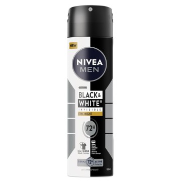 Nivea Men Black & White Invisible Deodorant Spray Epic Night 72h, 1... Nivea Men Black & White Invisible Deodorant Spray Epic Night 72h, 1...