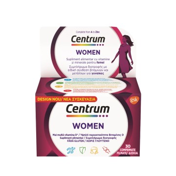 Centrum Women Multivitamines pour femmes, 30 comprimés
