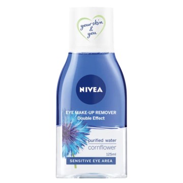 Nivea Double Effect Cornflower Eye Make Up Remover 125 мл