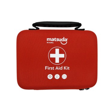 Matsuda First Aid Kit, Red Bag for First Aid