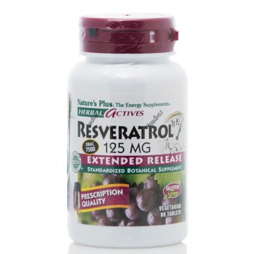 Natures Plus Resveratrol Exte. 125mg 60tabs Natures Plus Resveratrol Exte. 125mg 60tabs
