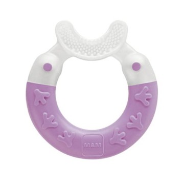 Кольцо для прорезывания зубов Mam Bite & Brush Veraman для детей от 3 месяцев