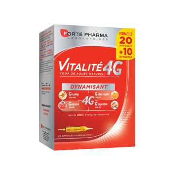 Forte Pharma Vitalite 4G 20 & 10 Αμπούλες Forte Pharma Vitalite 4G 20 & 10 Αμπούλες