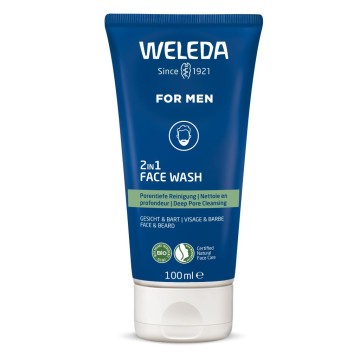 Weleda For Men 2 in 1 Face Wash, 100ml