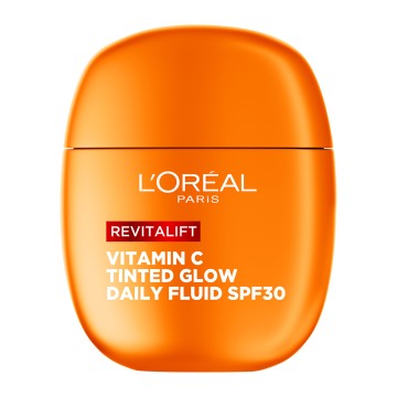 LOreal Paris Revitalift Vitamin C Tinted Glow Daily Fluid SPF30, 40ml LOreal Paris Revitalift Vitamin C Tinted Glow Daily Fluid SPF30, 40ml