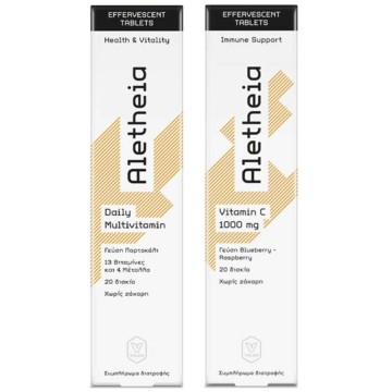 Aletheia Promo Daily Multivitamin Πορτοκάλι 20 Αναβράζοντα Δισκία &...