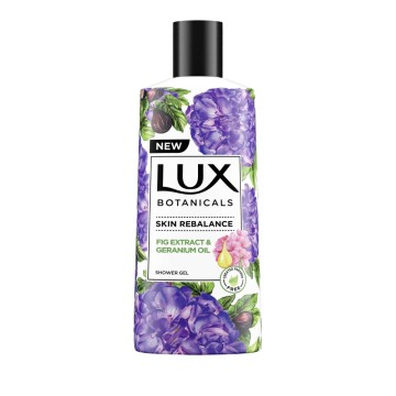 Lux Botanicals Восстанавливающий баланс кожи для душа с маслом инжира и герани 500 мл