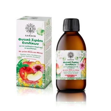 Сироп Garden Herbal для взрослых со вкусом яблока и мяты 100мл