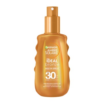 Garnier Ambre Solaire Ideal Bronze Milk-In-Spray Spf30, 150ml Garnier Ambre Solaire Ideal Bronze Milk-In-Spray Spf30, 150ml