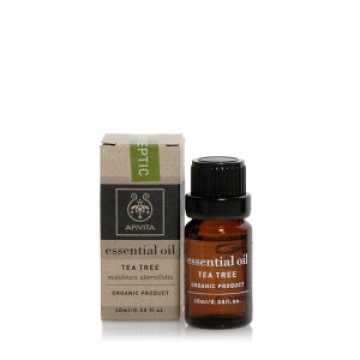 Apivita Essential Oil Tea Tree, Αιθέριο Έλαιο με Τεϊόδενδρο 10ml Apivita Essential Oil Tea Tree, Αιθέριο Έλαιο με Τεϊόδενδρο 10ml