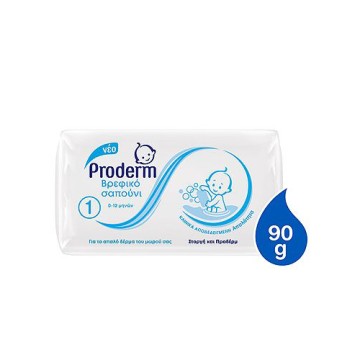 Proderm Βρεφικό Σαπούνι No1 0-12 μηνών 90gr