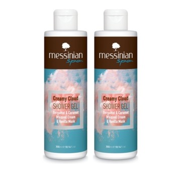 Messinian Spa Promo Shower Gel Creamy Cloud 2x300ml Messinian Spa Promo Shower Gel Creamy Cloud 2x300ml