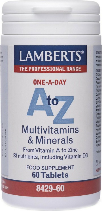 Lamberts A à Z Multivitamines Multivitamines 60 Comprimés