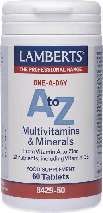 Lamberts A to Z Multivitamins Πολυβιταμίνη 60 Ταμπλέτες Lamberts A to Z Multivitamins Πολυβιταμίνη 60 Ταμπλέτες