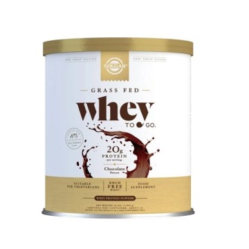 Solgar Whey to Go Grass Fed Protein Powder Chocolate, Πρωτεΐνη Ορού Γάλακτος Σοκολάτα 1044g