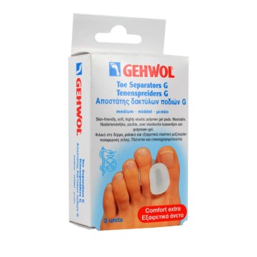 Gehwol Toe Separators G Medium Αποστάτης Δακτύλων Ποδιών G 3τμχ Gehwol Toe Separators G Medium Αποστάτης Δακτύλων Ποδιών G 3τμχ