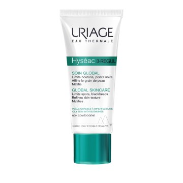 Uriage Hyseac 3-Regul, Crème aux 3 Actions dans l'Acné Multiforme, 40 ml