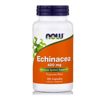 Now Foods Echinacea 400 mg 100 вегетариански капсули