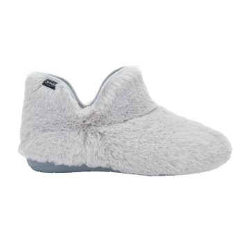 Scholl Molly Bootie Light Grey Ανατομικές Παντόφλες No 37