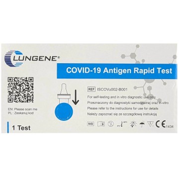 Clongene Lungene Covid-19 Rapid Test Διαγνωστικό Τεστ Ταχείας Ανίχνευσης Αντιγόνων Ρινικό 1τμχ