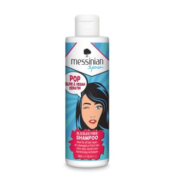 Messinian Spa POP Olive & Vegan Keratin Shampoo 300ml Messinian Spa POP Olive & Vegan Keratin Shampoo 300ml