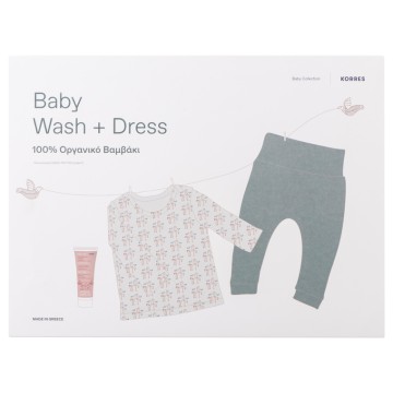 Korres Baby Wash & Dress Top & Pantalon 100% coton biologique