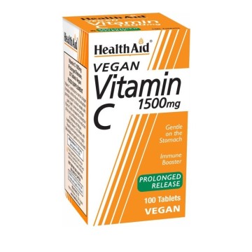 Health Aid Vitamina C me lëshim të zgjatur 1500 mg 100 tableta
