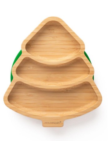Eco Rascals Παιδικο Πιάτο Bamboo με Χωρίσματα και Σιλικόνη Tree 6m+ Eco Rascals Παιδικο Πιάτο Bamboo με Χωρίσματα και Σιλικόνη Tree 6m+