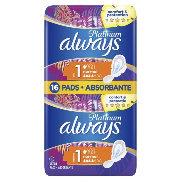 Always Promo Platinum Ultra Normal Plus Size 1 16τμχ Always Promo Platinum Ultra Normal Plus Size 1 16τμχ
