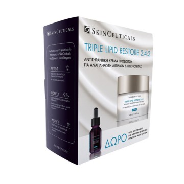 SkinCeuticals Promo Triple Lipid Restore 2:4:2 crema 48 ml e siero intensificatore HA 15 ml