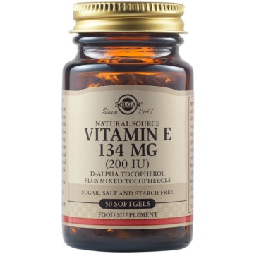 Solgar Vitamine E 134 mg (200 UI) 50 Gélules