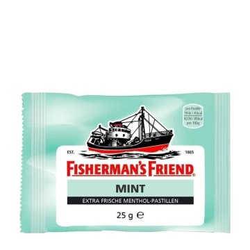 Fishermans Friend Mint за кашлица и раздразнено гърло 25гр