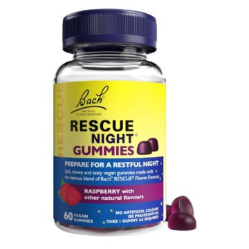 Power Health Bach Rescue Night Gummies Rasberry, 60 ζελεδάκια Power Health Bach Rescue Night Gummies Rasberry, 60 ζελεδάκια