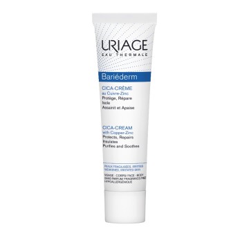 Uriage Bariederm Cica-Creme Reparatrice CU-Zn, Восстанавливающий крем для чувствительной кожи 40мл