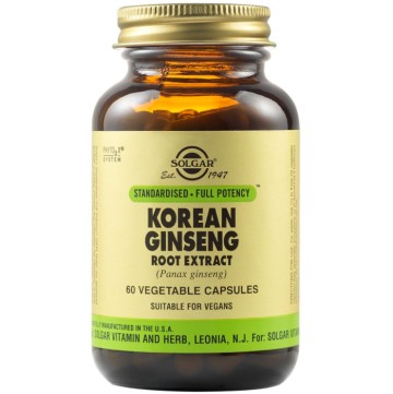 Solgar Korean Ginseng Root Extract , 50 Vegetable Capsules Solgar Korean Ginseng Root Extract , 50 Vegetable Capsules
