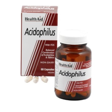Healh Aid Acidophilus pour une fonction intestinale saine 60caps