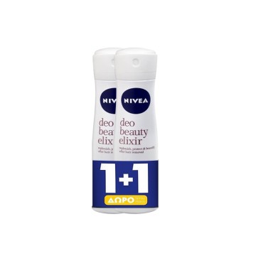 Nivea Deo Beauty Elixir 48h Deomilk Sensitive Spray Lot de 2 x 150 ml