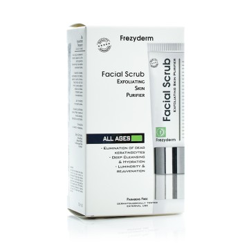 Frezyderm Facial Scrub Gel Απολέπισης Προσώπου, 100ml Frezyderm Facial Scrub Gel Απολέπισης Προσώπου, 100ml