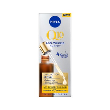 Nivea Q10 Anti Wrinkle Expert Dual Action Serum, 30ml
