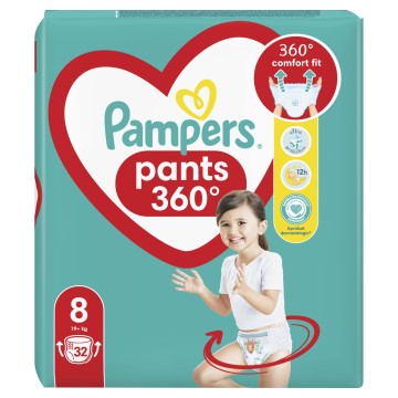 Pampers Pantalon No 8 (19+kg) 32 pcs