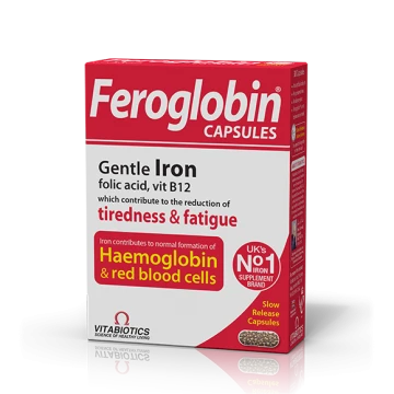 Feroglobine à libération lente, supplément de fer 30caps