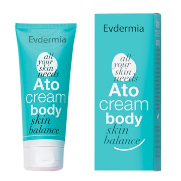 Evdermia Ato Cream Body, Crema Corpo Idratante per Dermatite Atopica 175ml