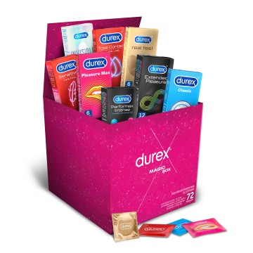 Durex Προφυλακτικά Magic Box 72τμχ Durex Προφυλακτικά Magic Box 72τμχ