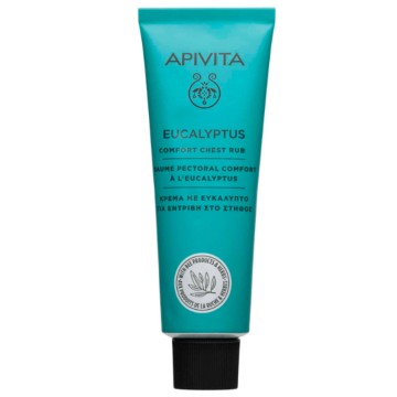 Apivita Eucalyptus Comfort Chest Rub Κρέμα με Ευκάλυπτο για Εντριβή...