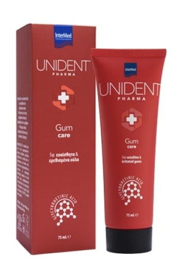 Intermed Unident Pharma Gum Care, Οδοντόκρεμα για Ευαίσθητα & Ερεθισμένα Ούλα 75ml