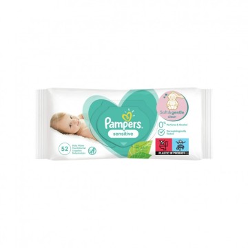 Pampers Sensitive Μωρομάντηλα 52τμχ Pampers Sensitive Μωρομάντηλα 52τμχ