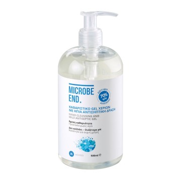 Medisei Microbe End Ήπιο Αντισηπτικό Gel Χεριών 500ml Medisei Microbe End Ήπιο Αντισηπτικό Gel Χεριών 500ml